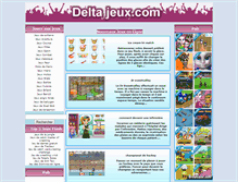 Tablet Screenshot of deltajeux.com